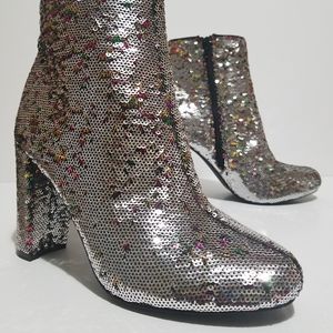 Sequin boots
